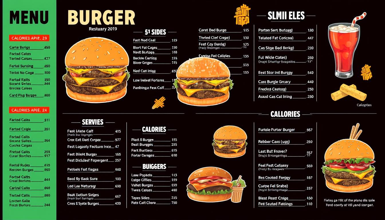 Five Guys Menu Calories