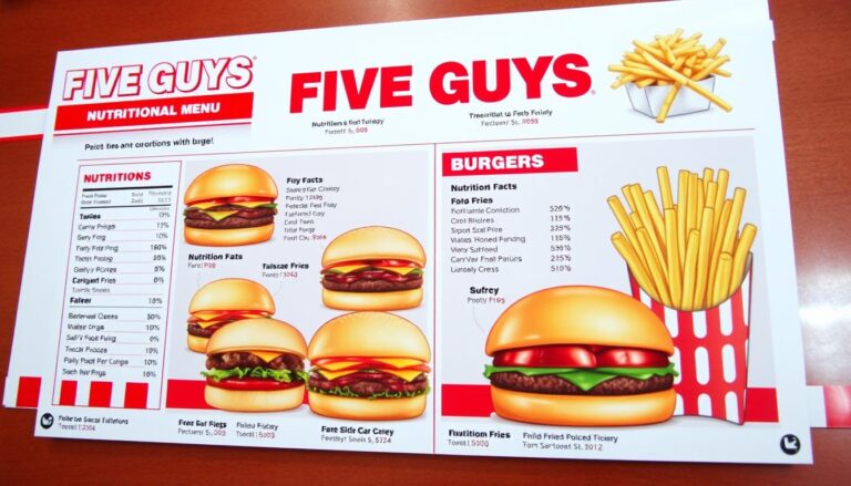 Five Guys Menu Nutrition