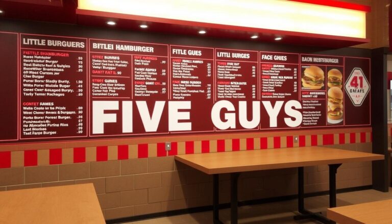 Five Guys Menu With Prices