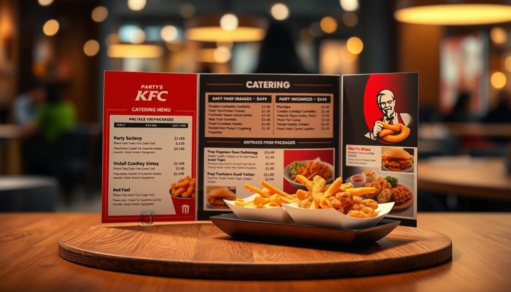 KFC Catering Pricing Options