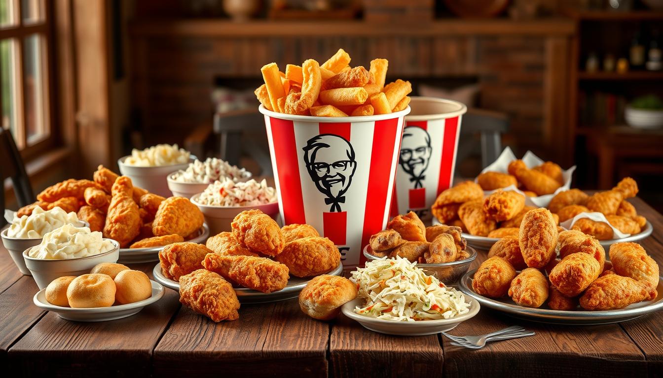 KFC Family Meals Menu