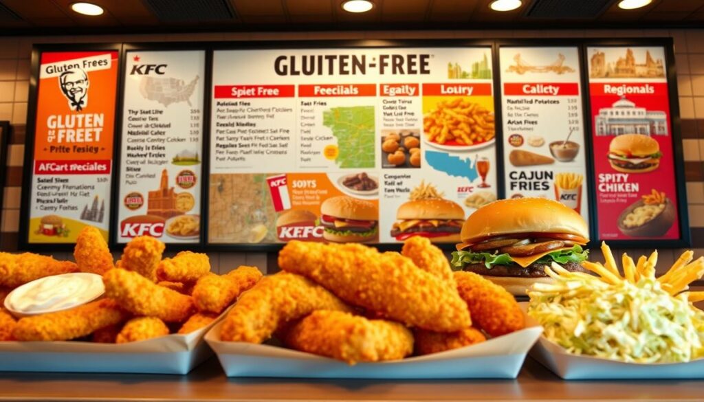KFC Gluten Free Menu Regional Differences