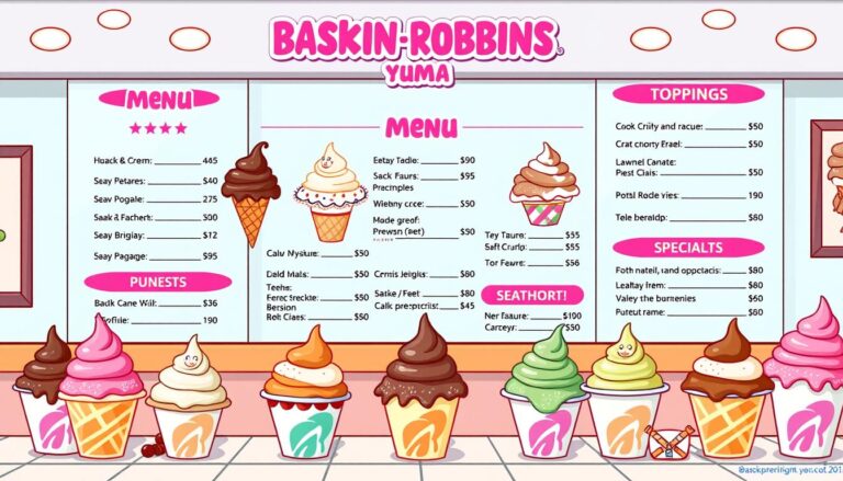 baskin-robbins yuma menu